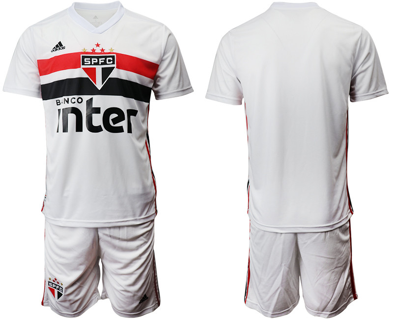 2019 20 Sao Paulo FC Home Soccer Jersey