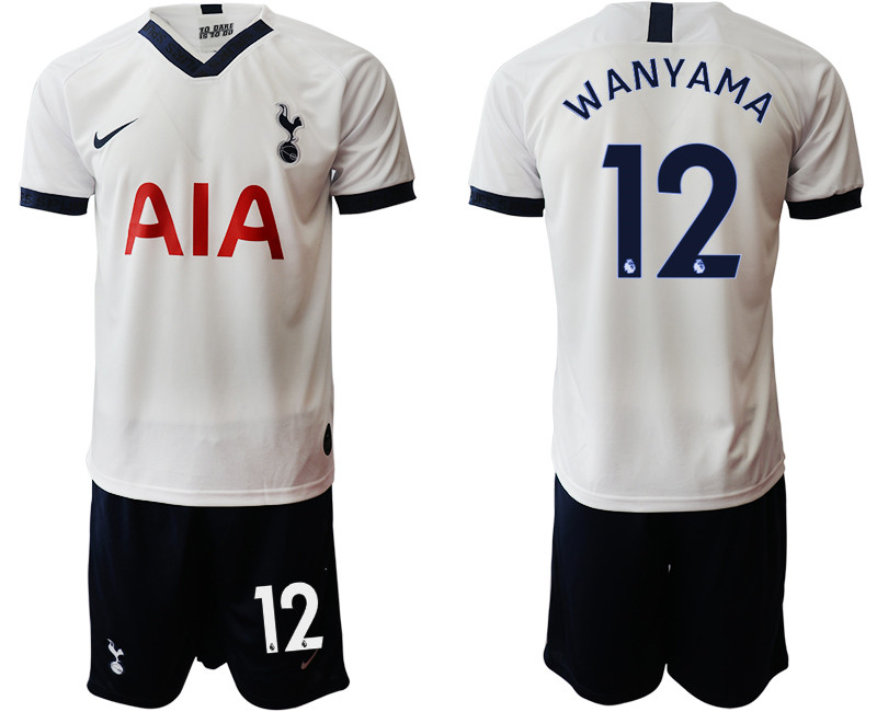 2019 20 Tottenham Hotspur 12 WANYAMA Home Soccer Jersey