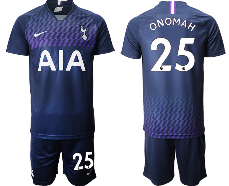 2019 20 Tottenham Hotspur 25 ONOMAH Away Soccer Jersey