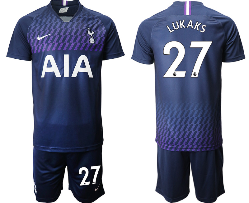 2019 20 Tottenham Hotspur 27 LUKAKS Away Soccer Jersey