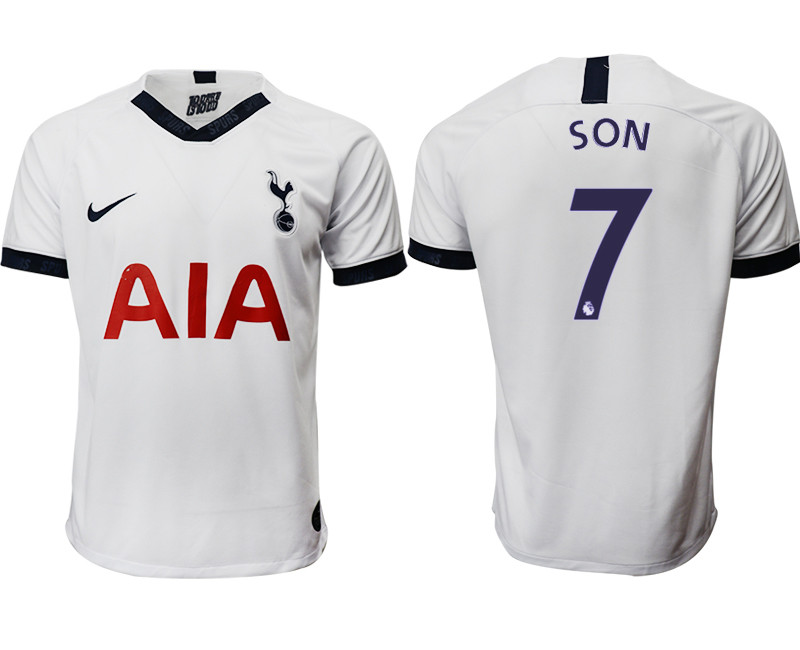 2019 20 Tottenham Hotspur 7 SON Home Thailand Soccer Jersey