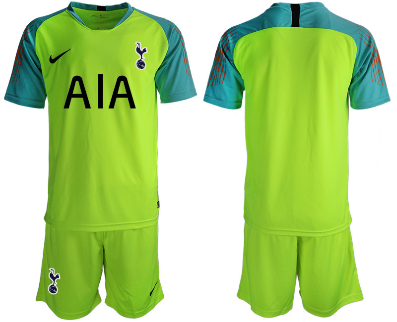2019 20 Tottenham Hotspur Football Club Fluorescent Green Goalkeeper Soccer Jersey