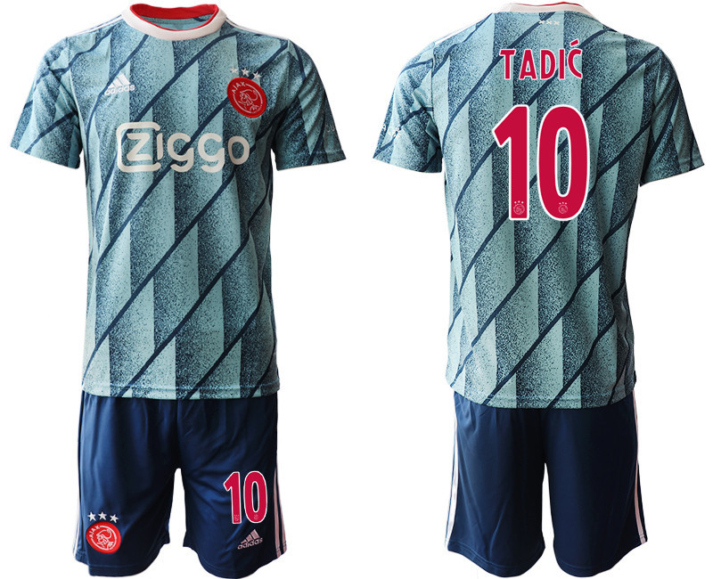 2020 21 AFC Ajax 10 TADIC Away Soccer Jersey