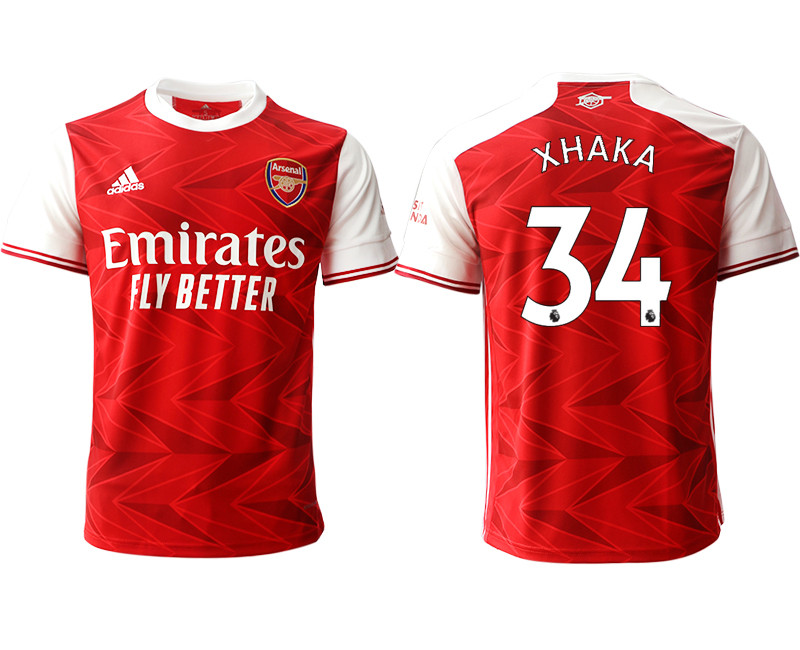 2020 21 Arsenal 34 XHAKA Home Thailand Soccer Jersey