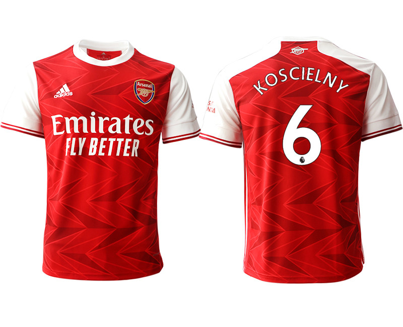 2020 21 Arsenal 6 KOSCIELNY Home Thailand Soccer Jersey