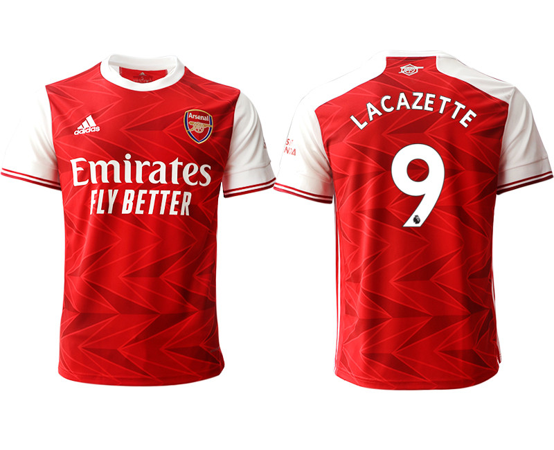 2020 21 Arsenal 9 LACAZETTE Home Thailand Soccer Jersey