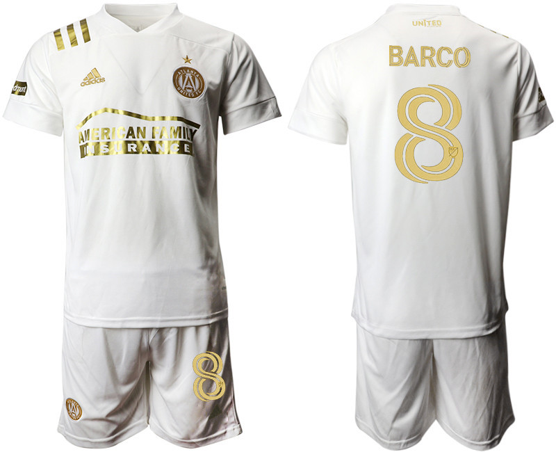 2020 21 Atlanta United FC 8 BARCO Away Soccer Jersey