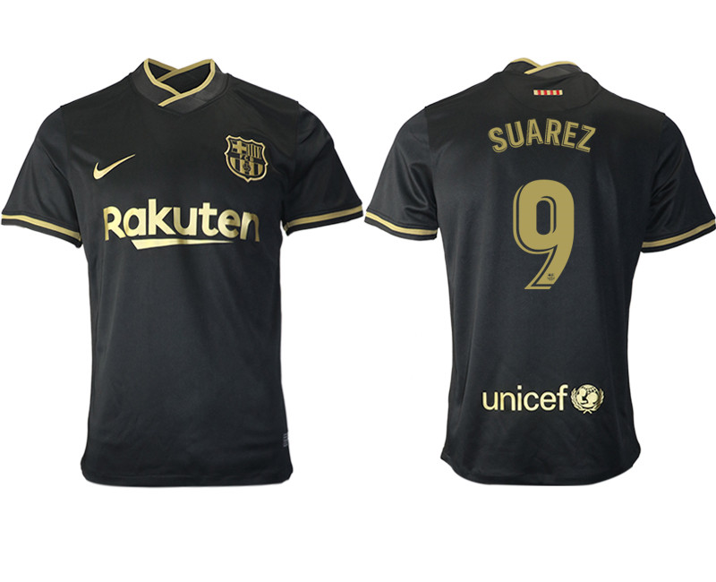 2020 21 Barcelona 9 SUAREZ Away Thailand Soccer Jersey