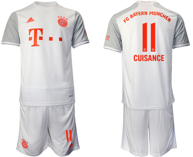 2020 21 Bayern Munich 11 CUISANCE Away Soccer Jersey