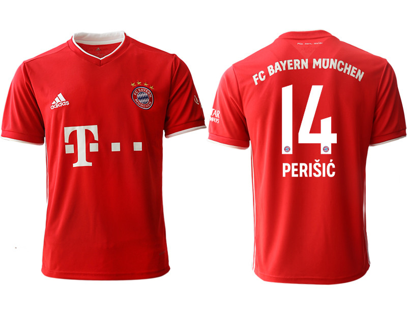 2020 21 Bayern Munich 14 PERISIC Home Thailand Soccer Jersey