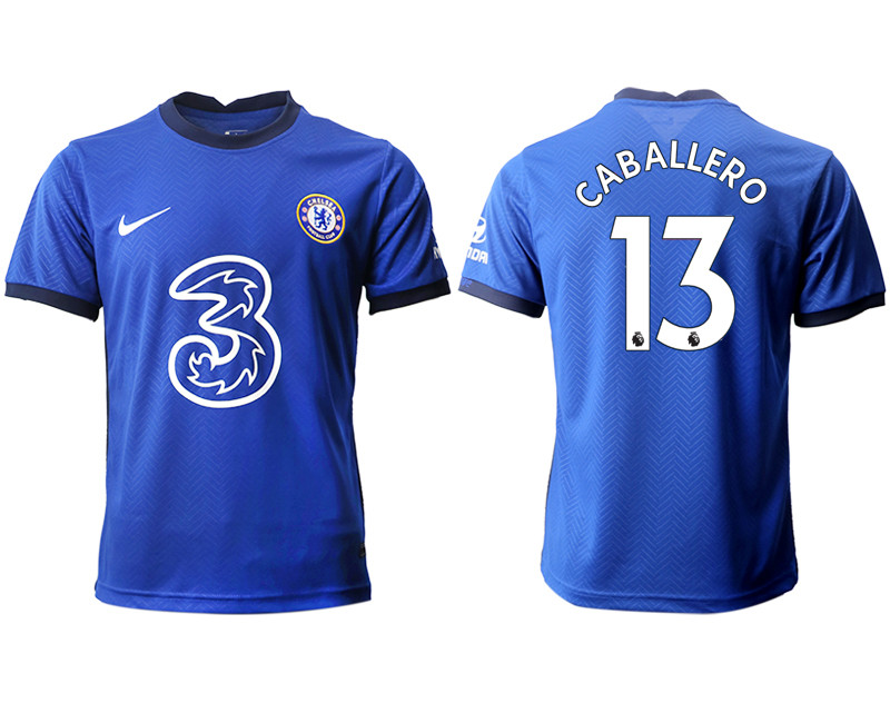 2020 21 Chelsea 13 CABALLERO Home Thailand Soccer Jersey