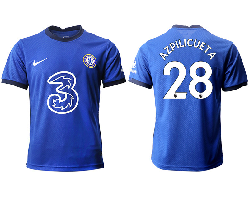 2020 21 Chelsea 28 AZPILICUETA Home Thailand Soccer Jersey