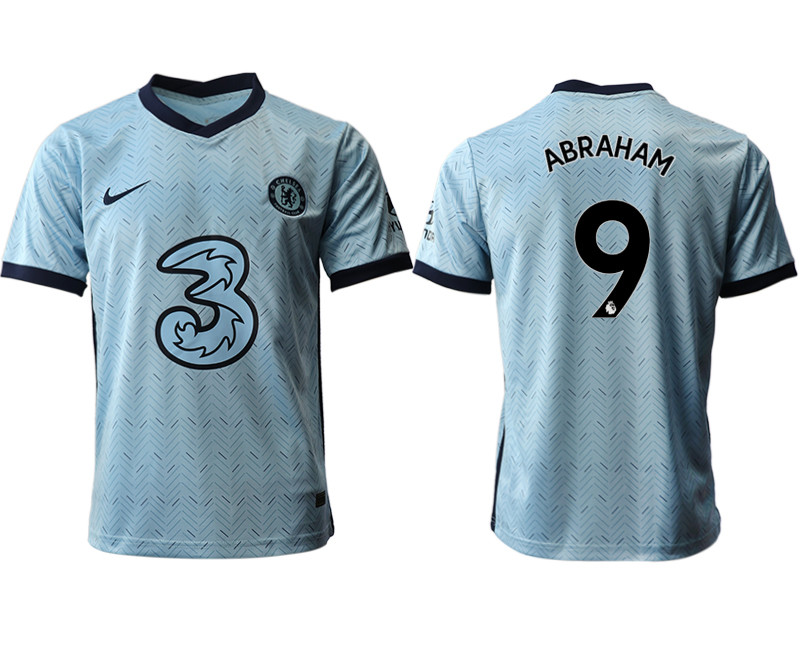 2020 21 Chelsea 9 ABRAHAM Away Thailand Soccer Jersey