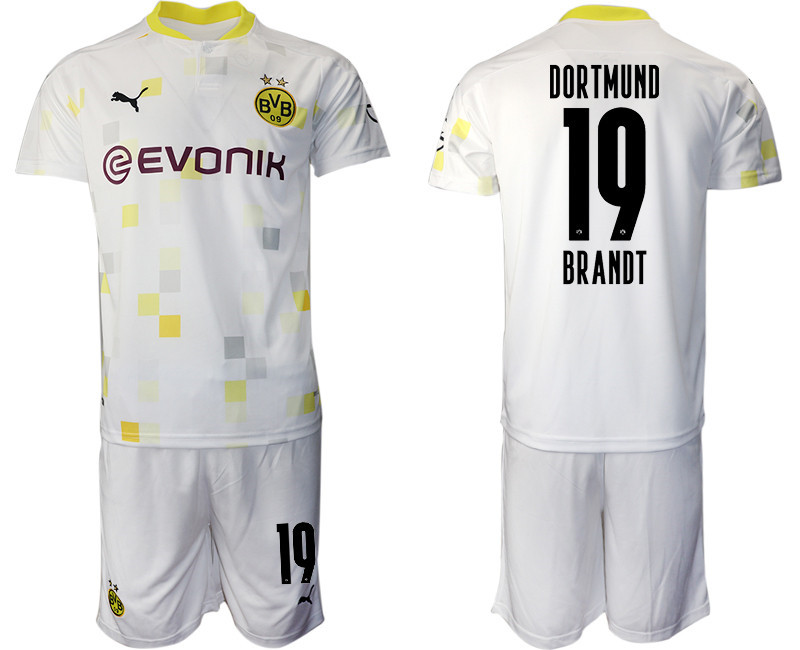 2020 21 Dortmund 19 BRANDT Third Away Soccer Jersey