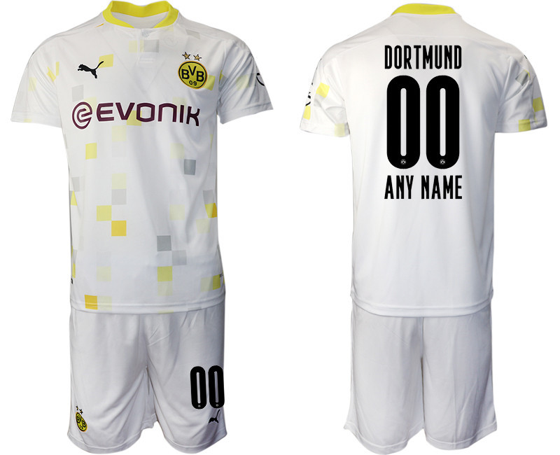 2020 21 Dortmund Customized Third Away Soccer Jersey
