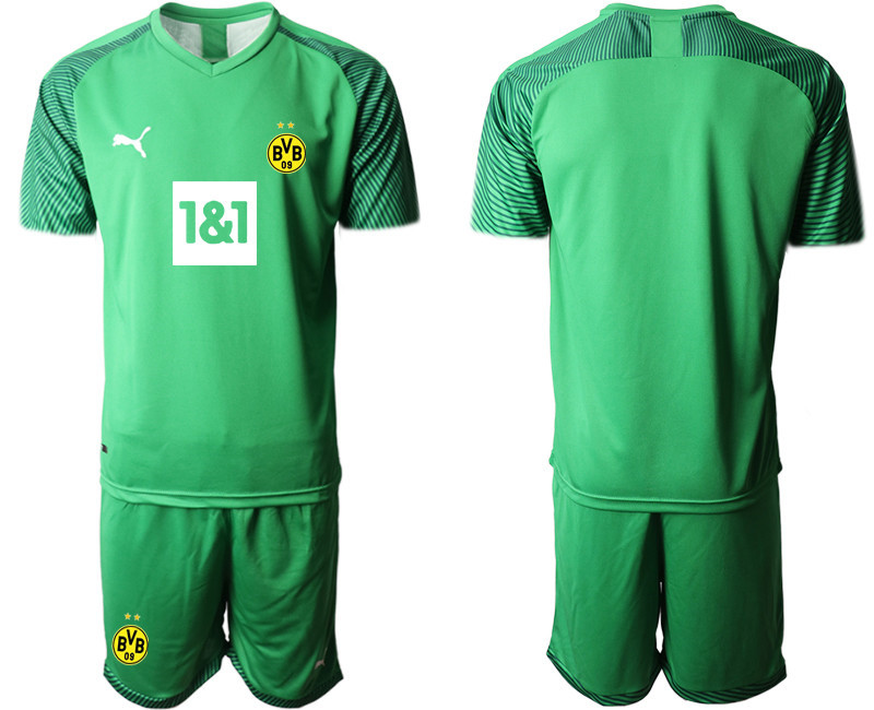 2020 21 Dortmund Green Goalkeeper Soccer Jersey