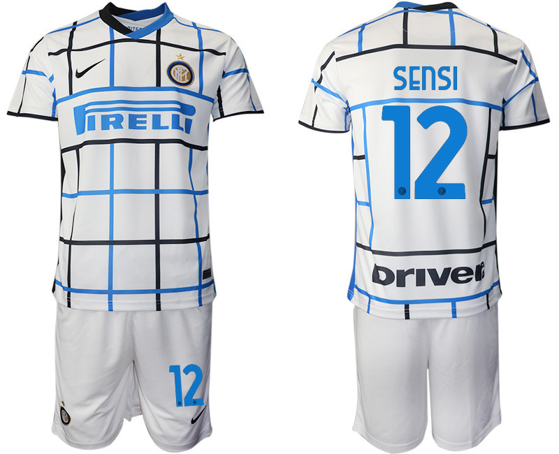 2020 21 Inter Milan 12 SENSI Away Soccer Jersey