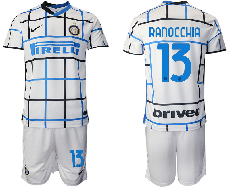 2020 21 Inter Milan 13 RANOCCHIA Away Soccer Jersey