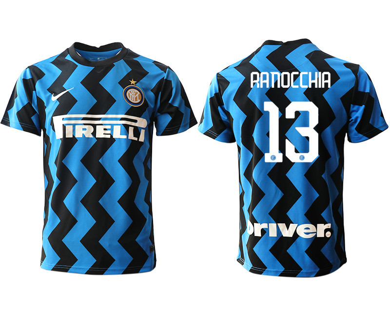 2020 21 Inter Milan 13 RANOCCHIA Home Thailand Soccer Jersey