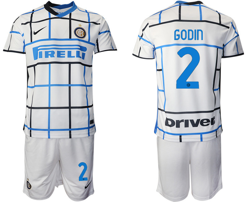 2020 21 Inter Milan 2 GODIN Away Soccer Jersey