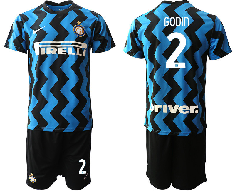 2020 21 Inter Milan 2 GODIN Home Soccer Jersey