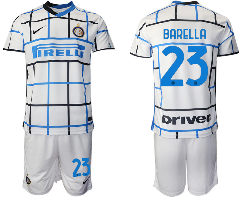 2020 21 Inter Milan 23 BARELLA Away Soccer Jersey