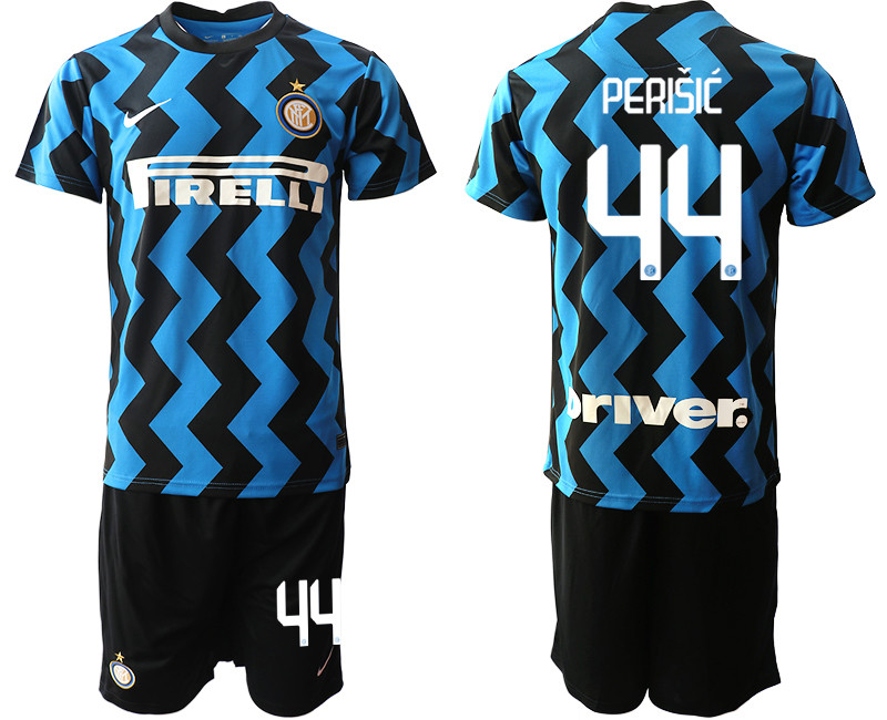 2020 21 Inter Milan 44 PERISIC Home Soccer Jersey