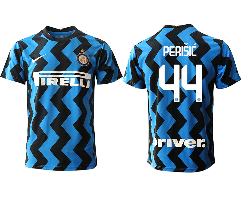 2020 21 Inter Milan 44 PERISIC Home Thailand Soccer Jersey