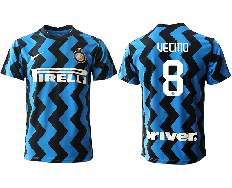 2020 21 Inter Milan 8 VECINO Home Thailand Soccer Jersey