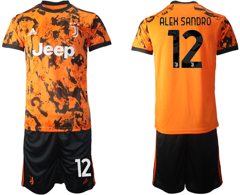 2020 21 Juventus 12 ALEX SANDRO Third Away Soccer Jersey