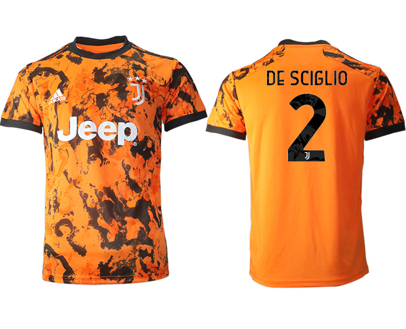 2020 21 Juventus 2 DE SCIGLIO Third Thailand Soccer Jersey