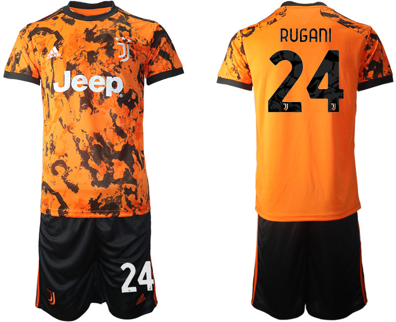 2020 21 Juventus 24 RUGANI Third Away Soccer Jersey