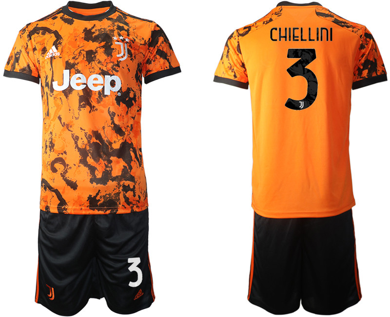 2020 21 Juventus 3 CHIELLINI Third Away Soccer Jersey