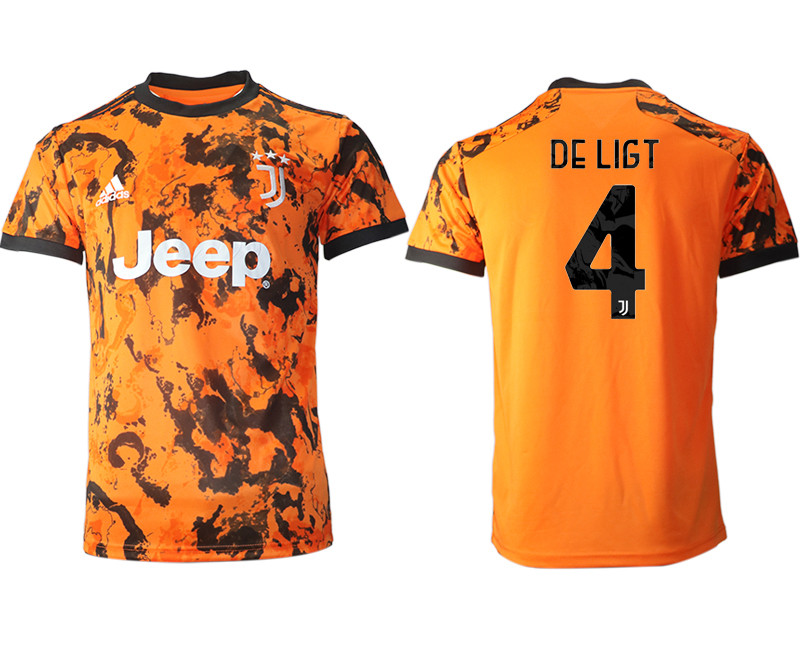 2020 21 Juventus 4 DE LIGT Third Thailand Soccer Jersey