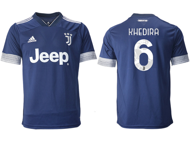 2020 21 Juventus 6 KHEDIRA Away Thailand Soccer Jersey