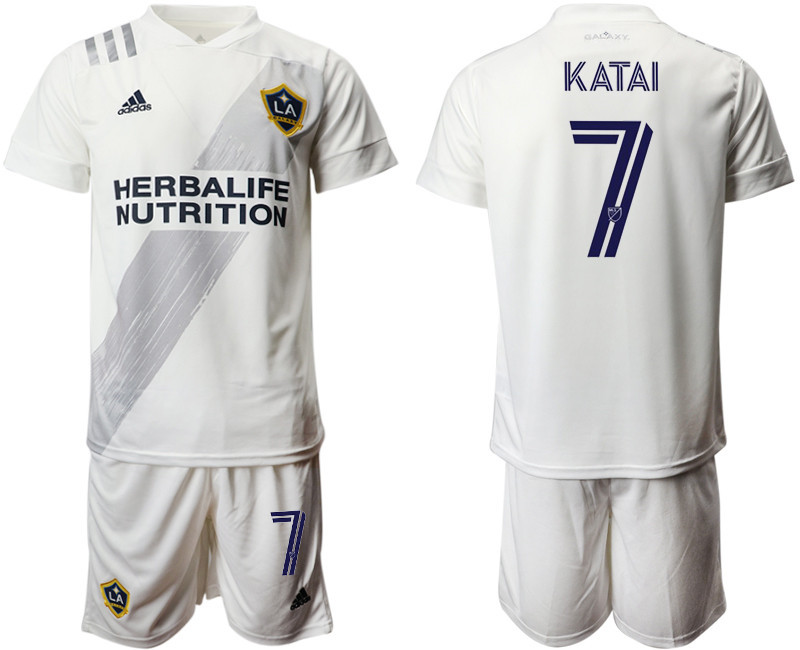 2020 21 Los Angeles Galaxy 7 KATAI Home Soccer Jersey