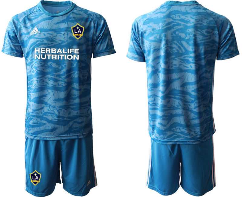 2020 21 Los Angeles Galaxy Blue Goalkeeper Soccer Jersey