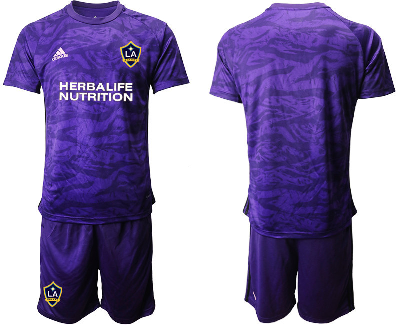 2020 21 Los Angeles Galaxy Purple Goalkeeper Soccer Jersey