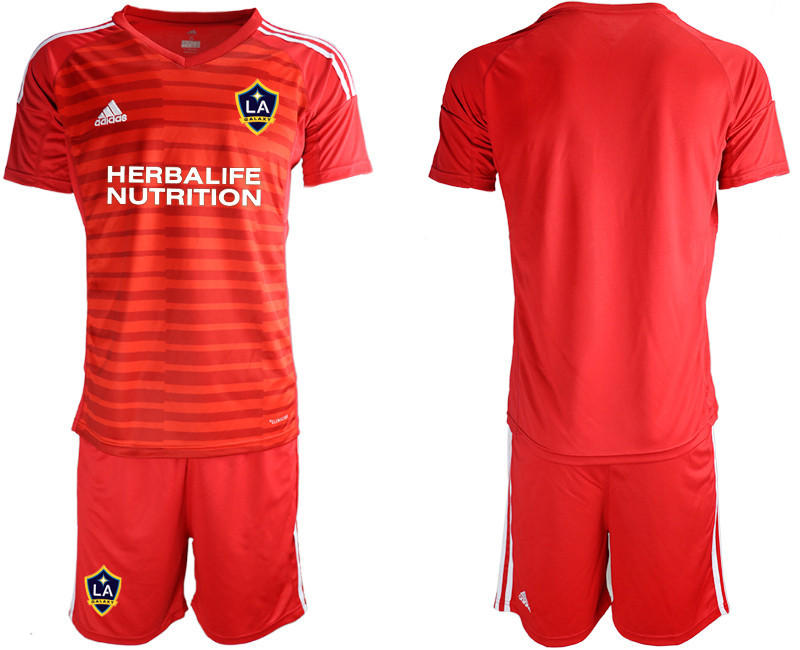 2020 21 Los Angeles Galaxy Red Goalkeeper Soccer Jersey