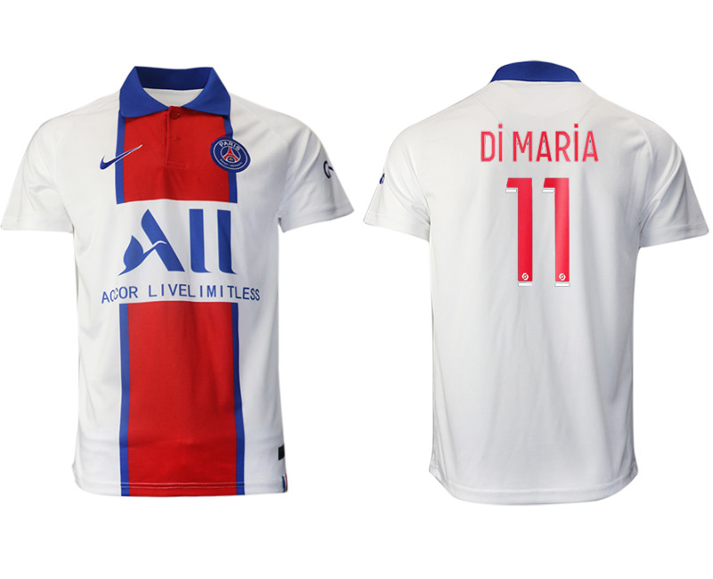 2020 21 Paris Saint Germain 11 Di MARiA Away Thailand Soccer Jersey