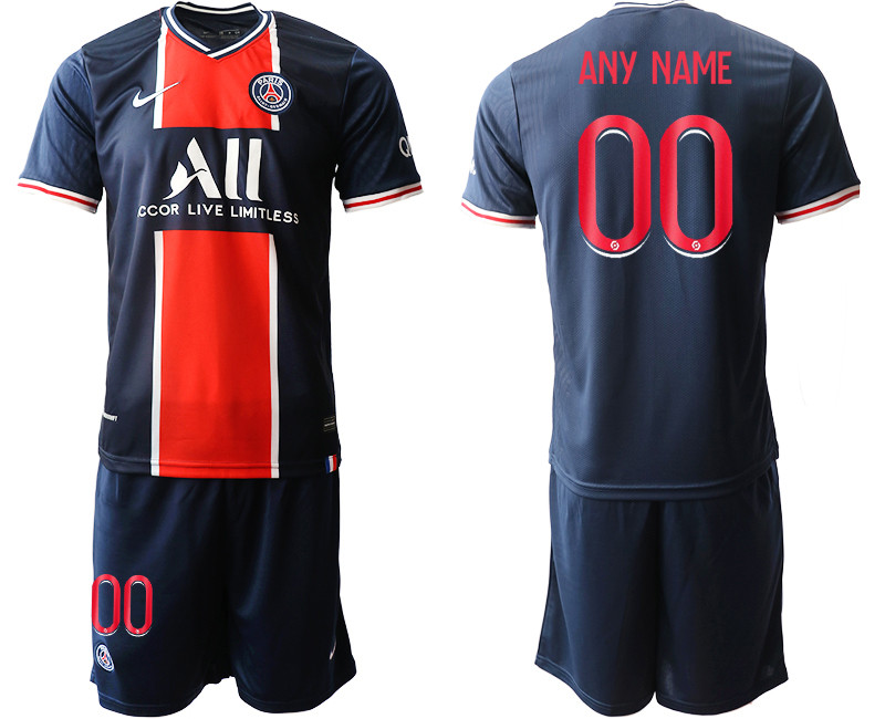 2020 21 Paris Saint Germain Customized Home Soccer Jerseys