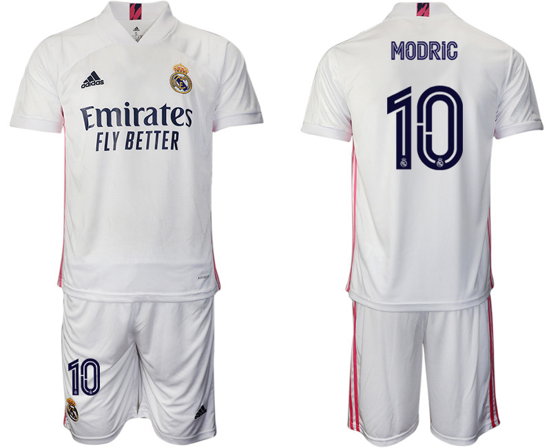 2020 21 Real Madrid 10 MODRIC Home Soccer Jersey