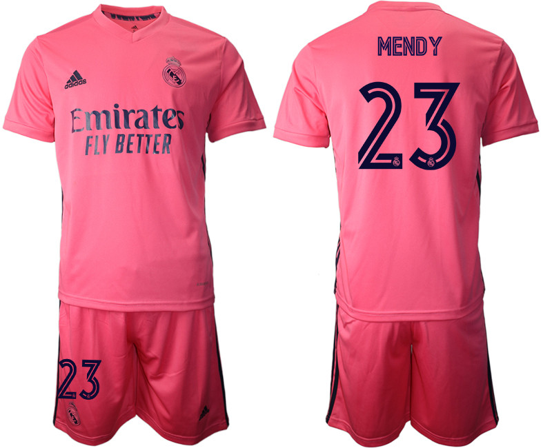 2020 21 Real Madrid 23 MENDY Away Soccer Jersey
