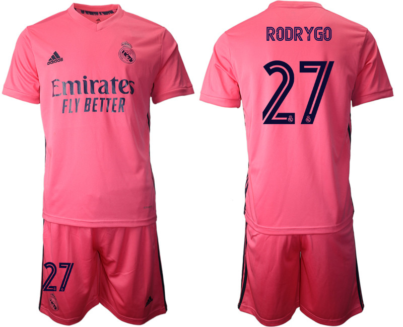 2020 21 Real Madrid 27 RODRYGO Away Soccer Jersey