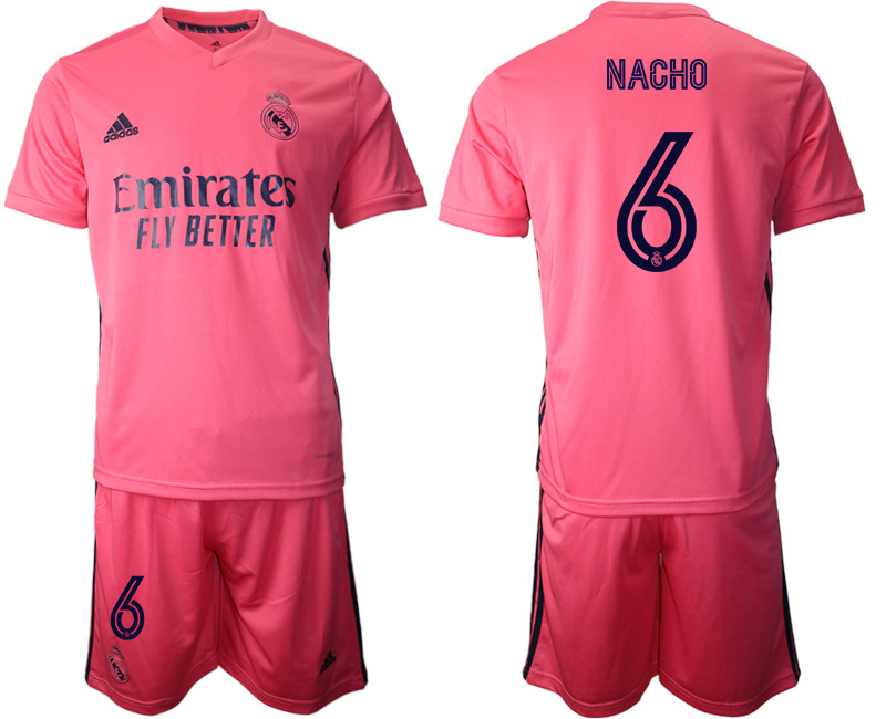 2020 21 Real Madrid 6 NACHO Away Soccer Jersey