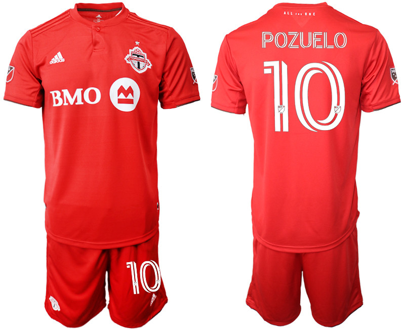 2020 21 Toronto FC 10 POZUELO Home Soccer Jersey