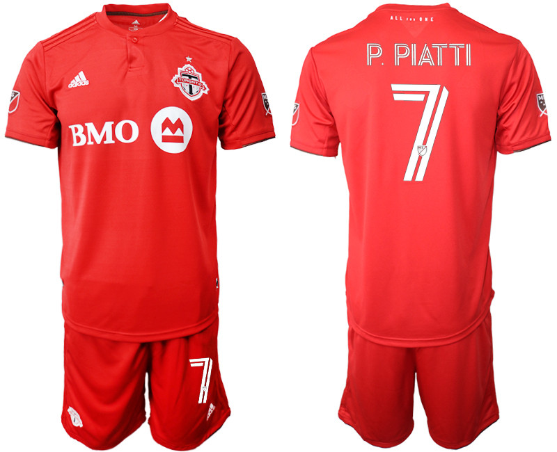 2020 21 Toronto FC 7 P. PIATTI Home Soccer Jersey