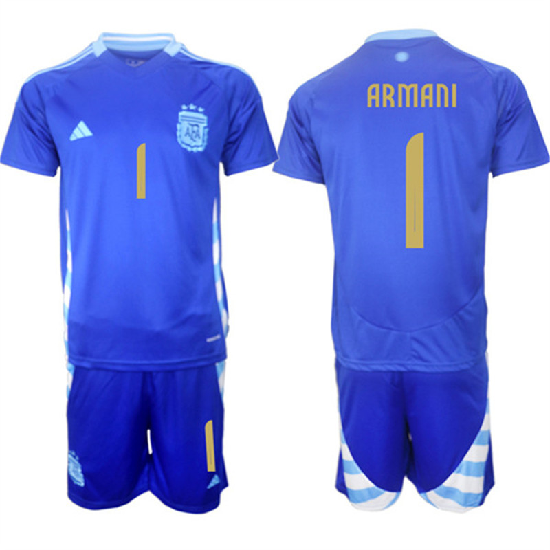 2024 25 Argentina 1 ARMANI Away Soccer Jersey