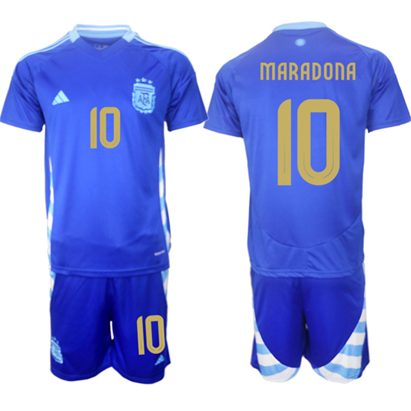 2024 25 Argentina 10 MARADONA Away Soccer Jersey