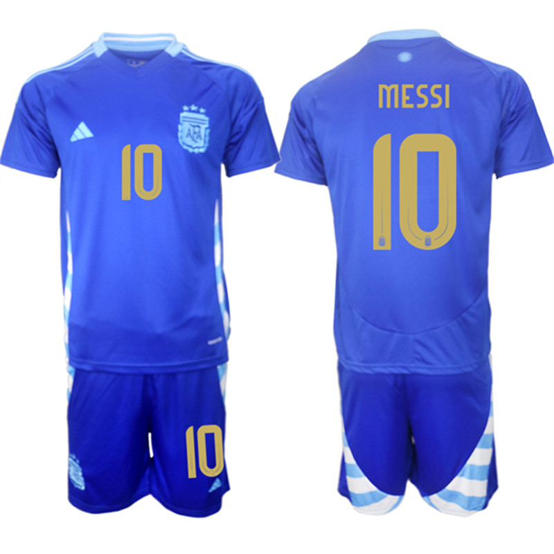 2024 25 Argentina 10 MESSI Away Soccer Jersey
